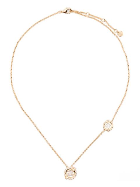 FENDI circle-pendant necklace - Gold - zdjęcie produktu nr 1