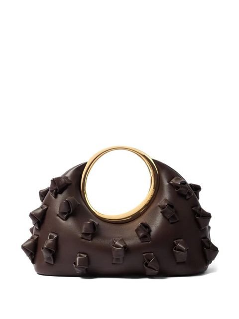 Jacquemus The small Calino with knots mini bag - Brown