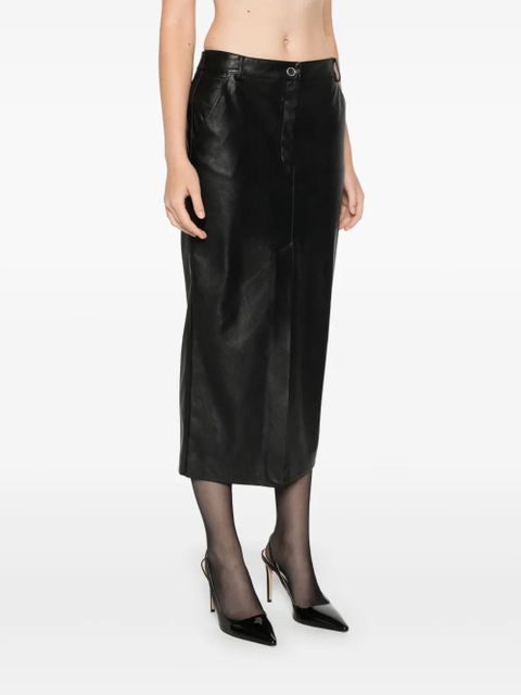 PINKO Ginocchiera midi skirt - Black