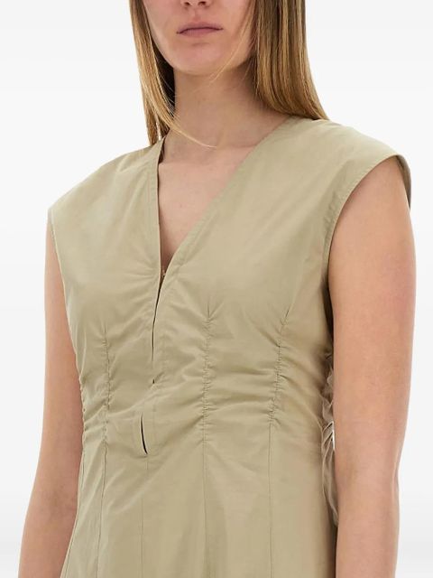 Alysi v-neck maxi dress - Green