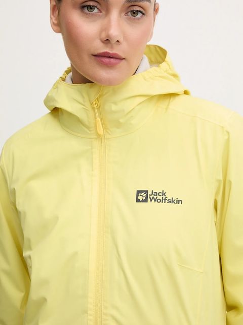 Jack Wolfskin kurtka outdoorowa Moonrise 3in1 kolor żółty