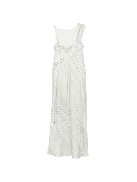 Alysi abstract-print maxi dress - Green - zdjęcie produktu nr 2