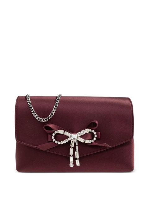 Jimmy Choo mini bow-detail shoulder bag - Red - zdjęcie produktu nr 1