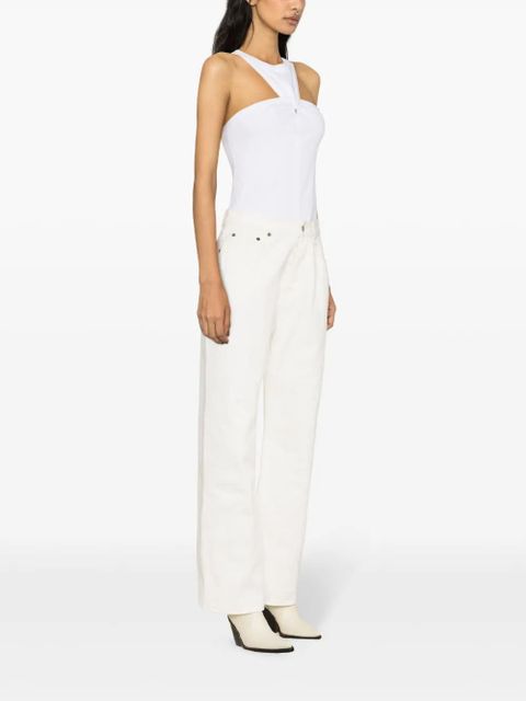 ISABEL MARANT Zineba knotted tank top - White