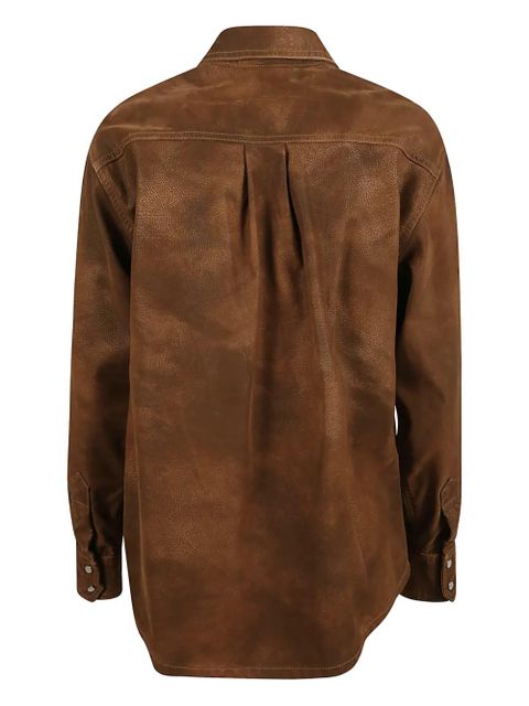 ISABEL MARANT flap-pockets shirt - Brown - zdjęcie produktu nr 2