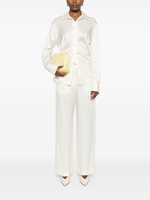 TOTEME slouch-waist shirt - White