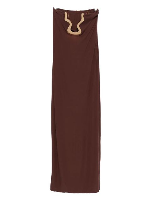 Cult Gaia April cut-out maxi dress - Brown