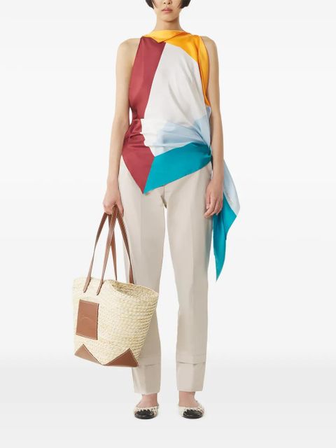 Lanvin logo-lettering tote bag - Neutrals - zdjęcie produktu nr 2