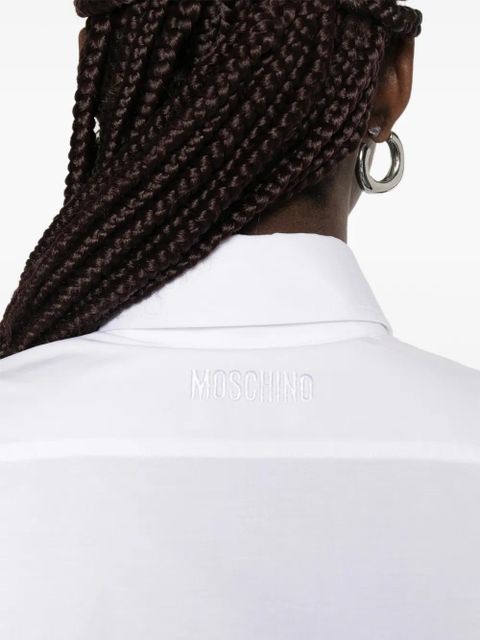 Moschino bow-detail shirt - White