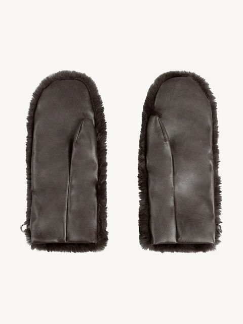 Bizuu rękawiczki ROKKA damskie kolor brązowy ROKKA BRĄZOWY