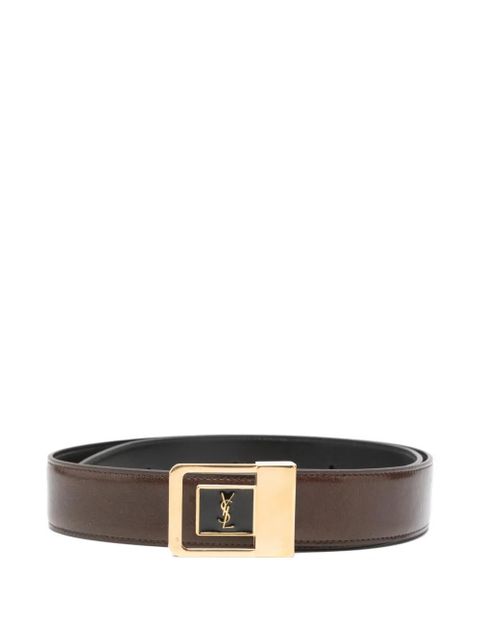 Saint Laurent buckle belt - Brown - zdjęcie produktu nr 1