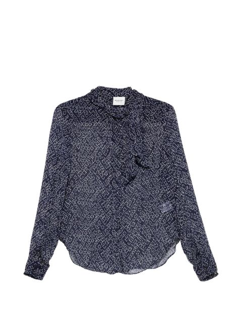 MARANT ÉTOILE Leona shirt - Blue - zdjęcie produktu nr 1