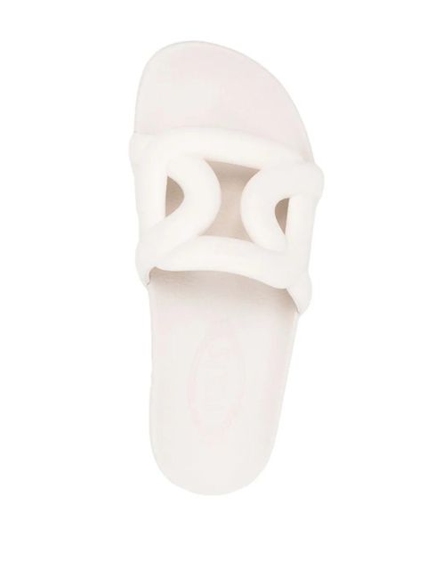 Tod's cut-out logo-detail slides - Neutrals