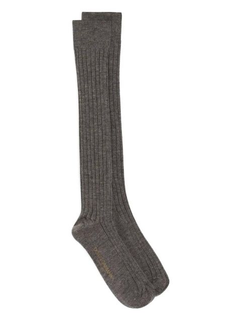 Dolce & Gabbana ribbed socks - Grey - zdjęcie produktu nr 1