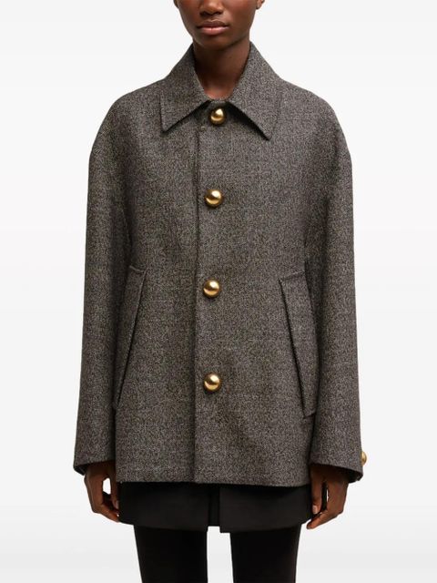 AMI Paris belt-detailed coat - Brown - zdjęcie produktu nr 2