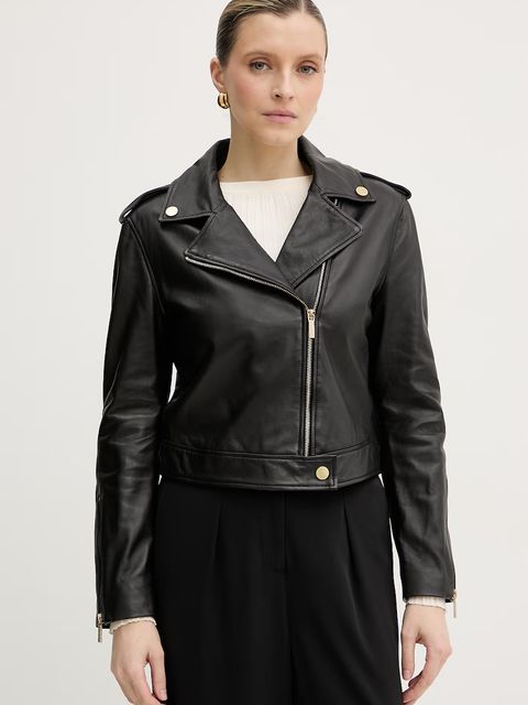 Armani Exchange ramoneska damska skórzana - zdjęcie produktu nr 1