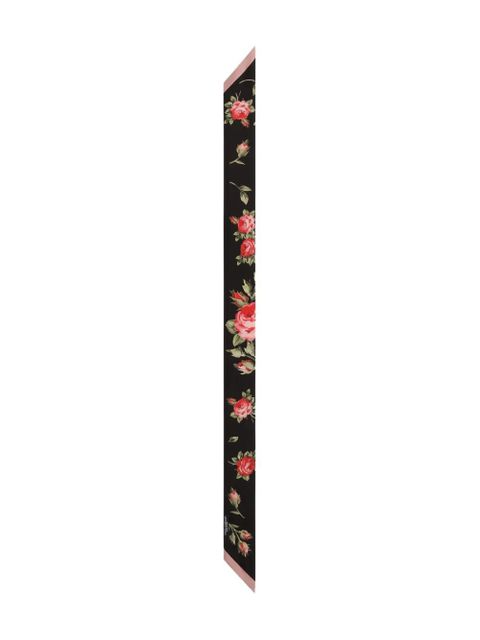 Dolce & Gabbana floral bouquet scarf - Black - zdjęcie produktu nr 2