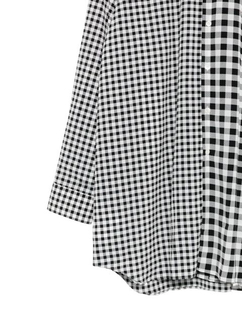 Comme Des Garçons gingham-pattern shirt - Black