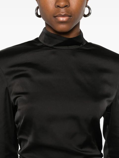 ROTATE BIRGER CHRISTENSEN ruched mini dress - Black