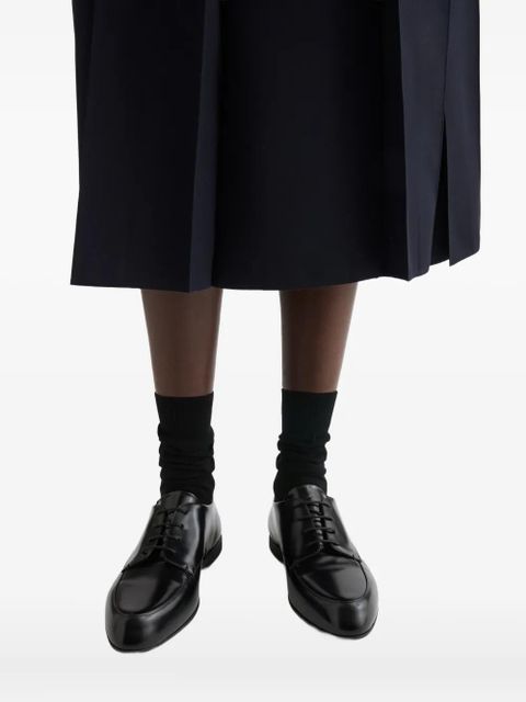 Jil Sander leather derby shoes - Black