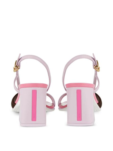 FENDI Arco ssymmetric sandals - Pink