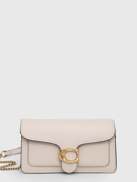 Coach torebka skórzana Tabby kolor beżowy CE772