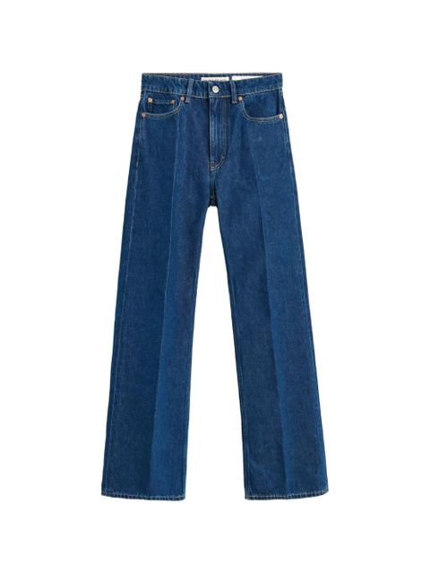 OUR LEGACY creased boot-cut jeans - Blue - zdjęcie produktu nr 1