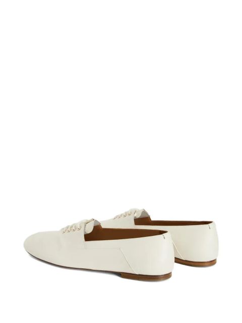 Jil Sander round-toe leather Oxford shoes - Neutrals
