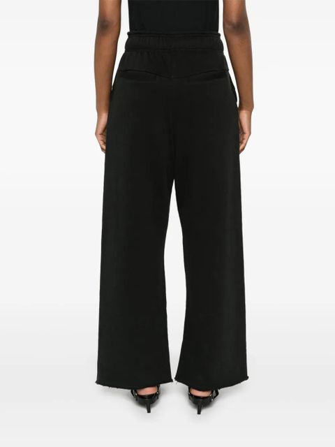 ENTIRE STUDIOS straight track pants - Black
