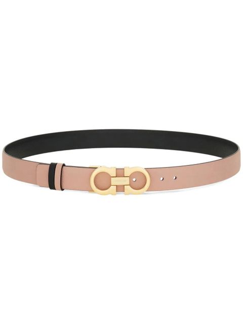 Ferragamo Gancini reversible leather belt - Pink - zdjęcie produktu nr 1