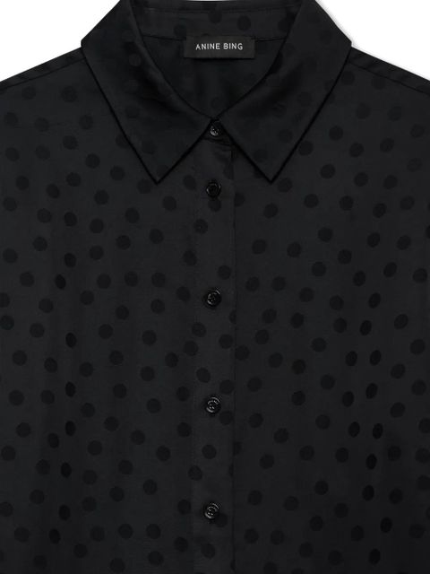 ANINE BING Amanda shirt - Black