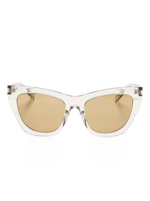 Saint Laurent Eyewear SL214 Kate cat-eye sunglasses - Neutrals - zdjęcie produktu nr 1
