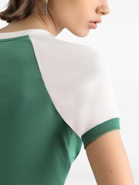 Dolce & Gabbana graphic-print cotton T-shirt - Green