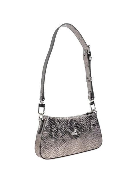 Vivienne Westwood Tasha textured shoulder bag - Silver