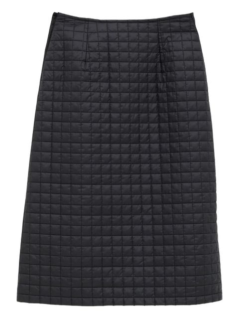 Moncler press-stud quilted midi skirt - Black - zdjęcie produktu nr 2