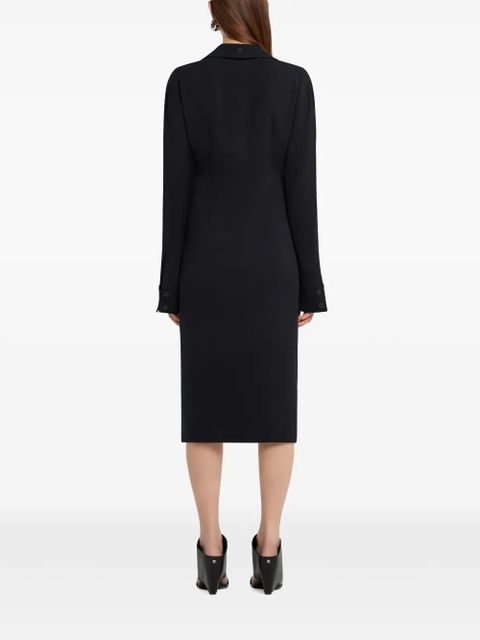 Courrèges two-pocket midi dress - Black - zdjęcie produktu nr 2
