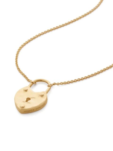 Monica Vinader Heart Padlock necklace - Gold