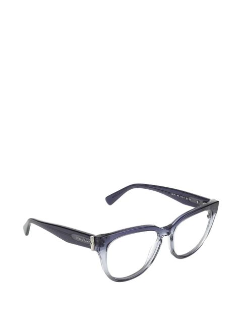 Longchamp oval frame glasses - Blue