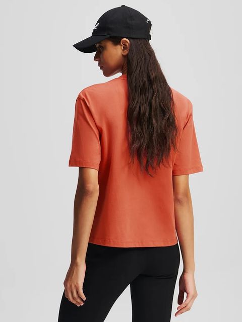 Karl Lagerfeld t-shirt bawełniany KARL SIGNATURE - zdjęcie produktu nr 1