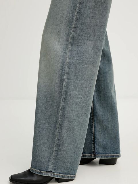 United Colors of Benetton jeansy damskie kolor niebieski 44NMDF0AL