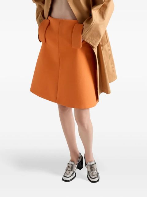 Prada Tricotine skirt - Orange
