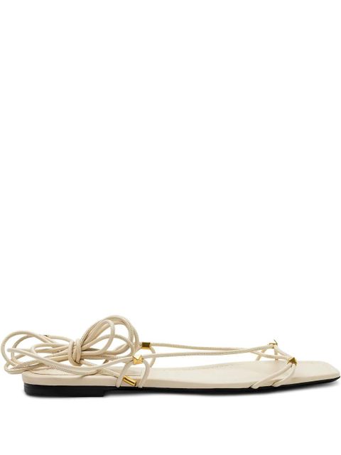 Valentino Garavani leather sandals - Neutrals - zdjęcie produktu nr 1