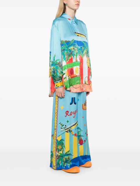 ALEMAIS x Adam Lester All Aboard shirt - Blue