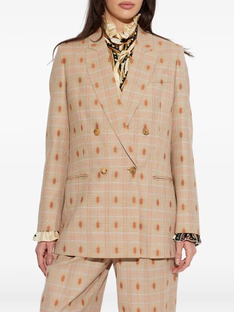 ETRO check-patterned blazer - Neutrals