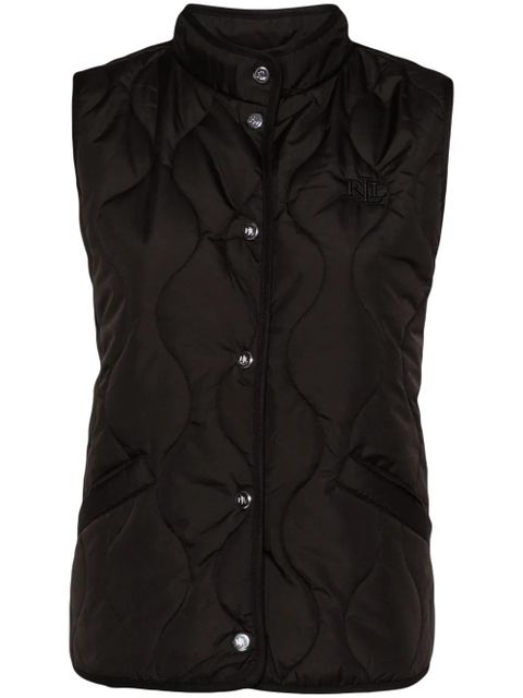 Lauren Ralph Lauren mock-neck quilted gilet - Black - zdjęcie produktu nr 1