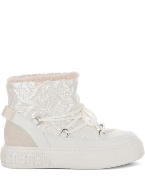 PINKO quilted platform boots - White - zdjęcie produktu nr 1