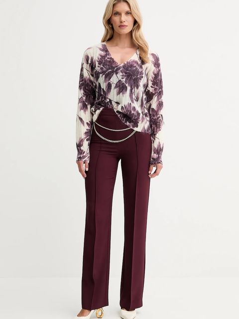 Twinset sweter wełniany damski kolor beżowy lekki 252TP3591 - zdjęcie produktu nr 2