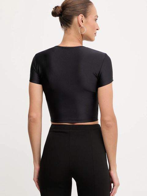 Versace Jeans Couture t-shirt damski kolor czarny 79HAH6A2 N0008