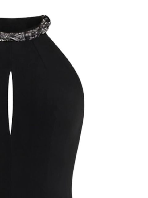 PINKO embellished-neck jumpsuit - Black - zdjęcie produktu nr 2