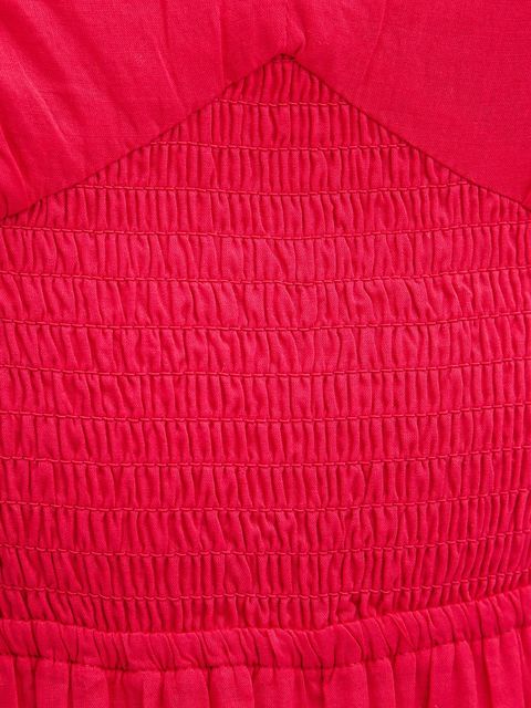 Hoss Intropia sukienka bawełniana kolor różowy maxi rozkloszowana 8229113